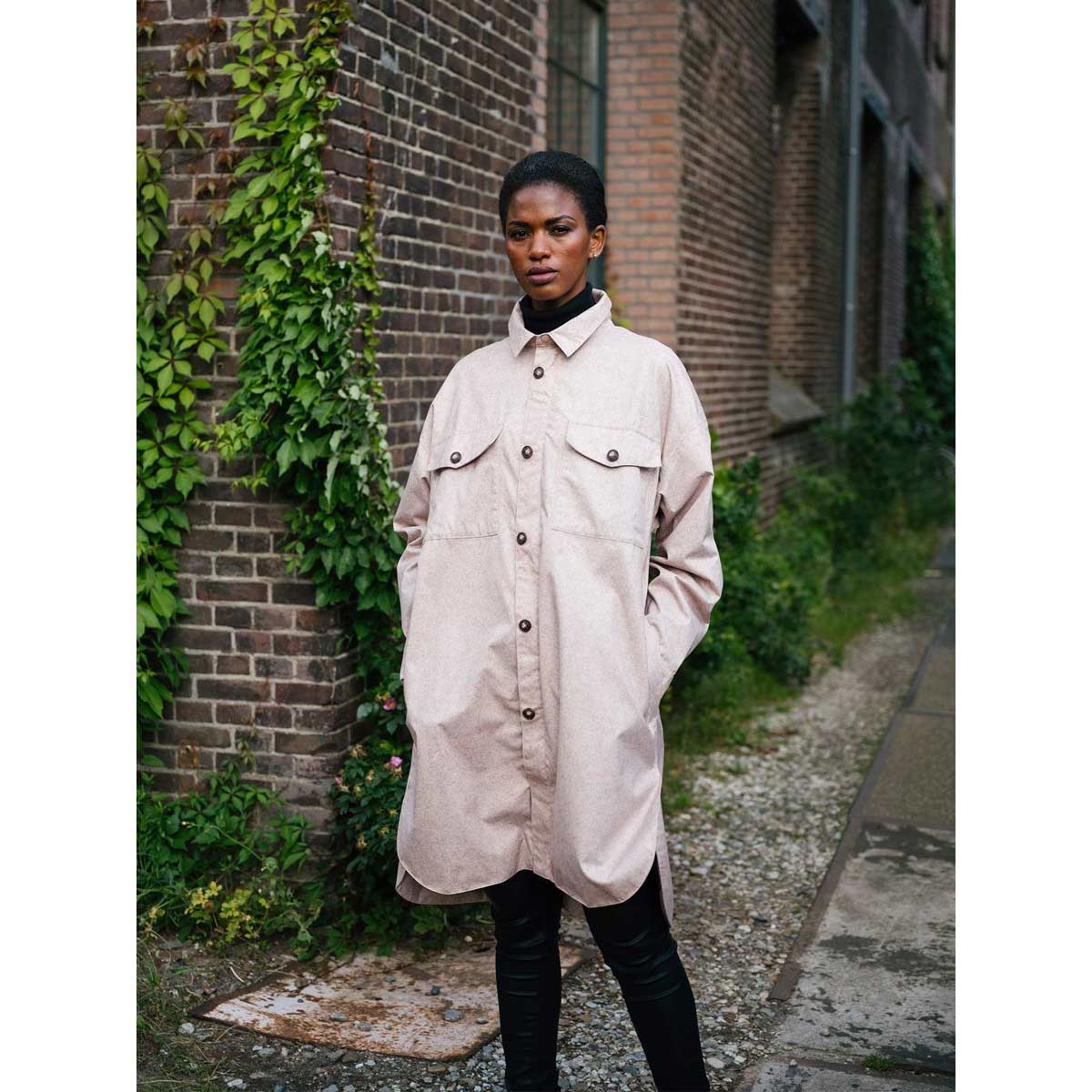 AGU Oversized Regenmantel Damen AGU-43400000-Oversized-Rain-Shirt