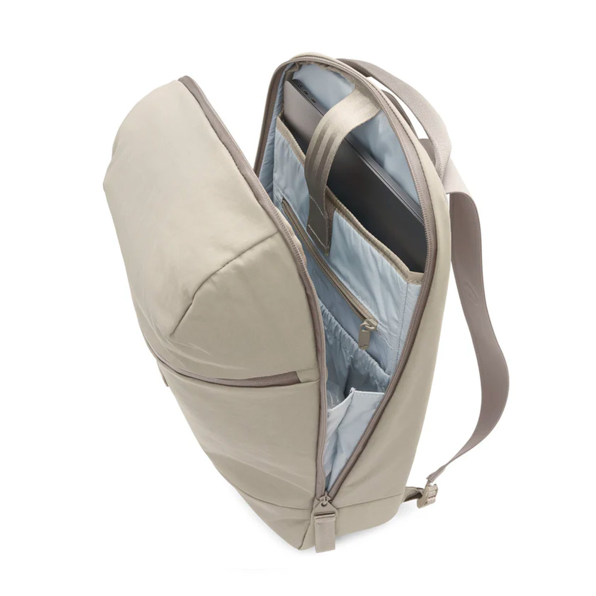 Pinqponq Kontor 16L Business Rucksack pinqponq_KONTOR-Crinkle-Tagesrucksack_Taupe_04