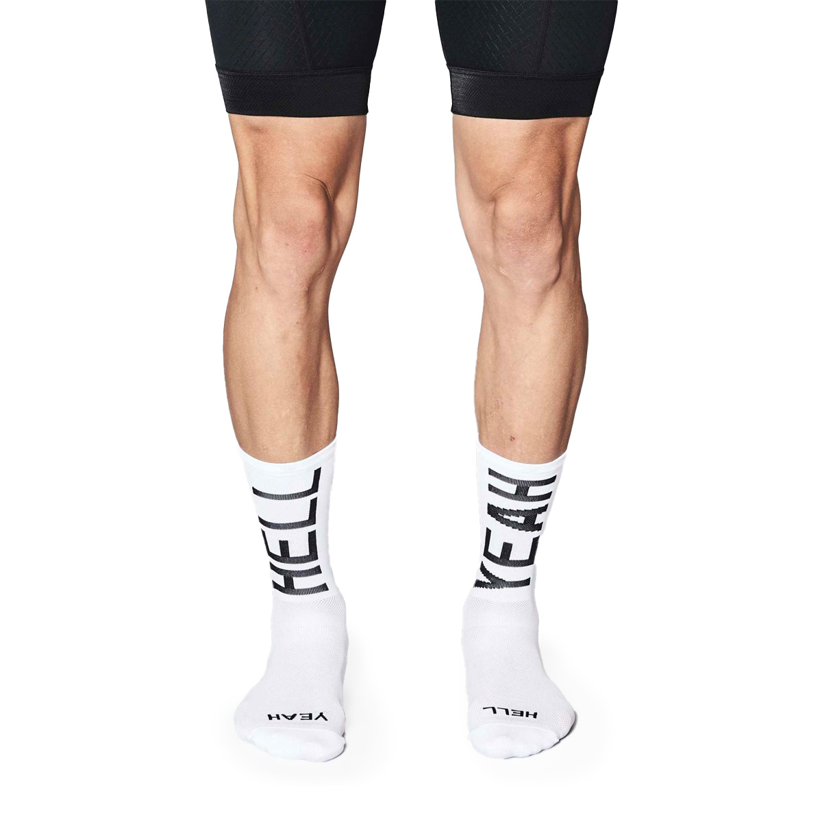 FINGERSCROSSED Hell Yeah 2.0 Radsocken Unisex HELLYEAHWHITEfrontTTgwp0ml9hk8V