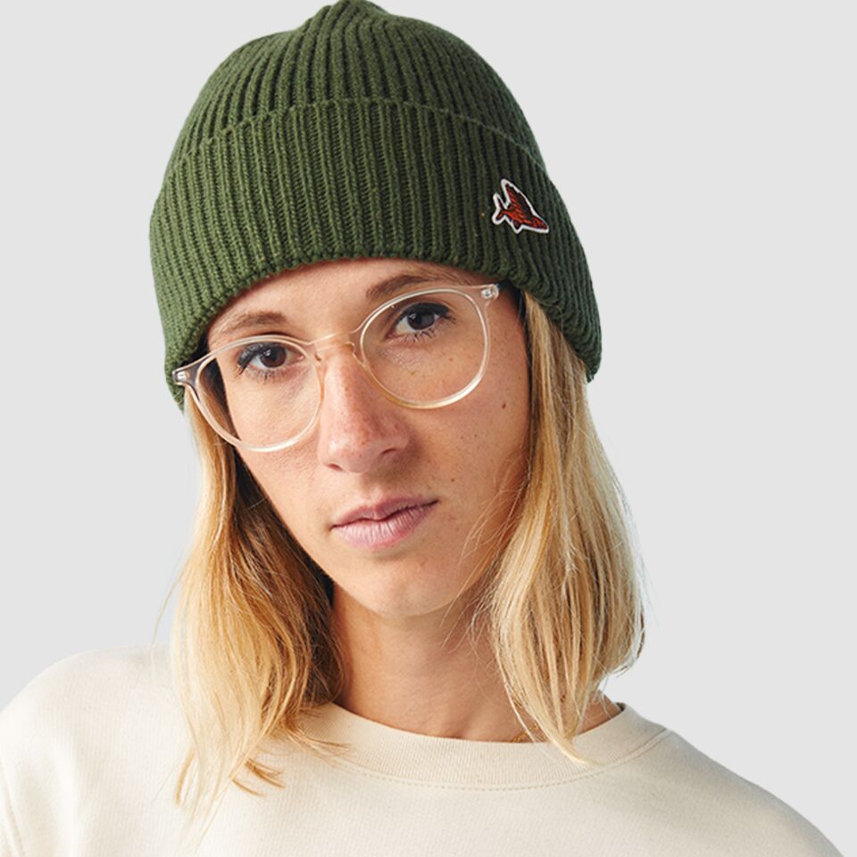 Josiane Ribbed Merino Beanie Unisex