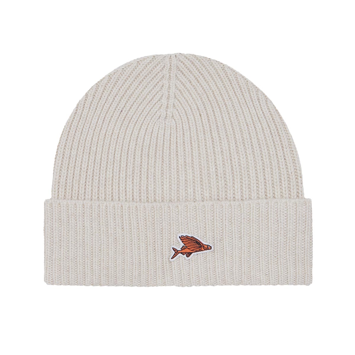 Café du Cycliste Josiane Merino Mütze Unisex Cafe-du-Cycliste_Cafe-du-Cycliste-Josiane-Ribbed-Merino-Beanie_Chalk_01