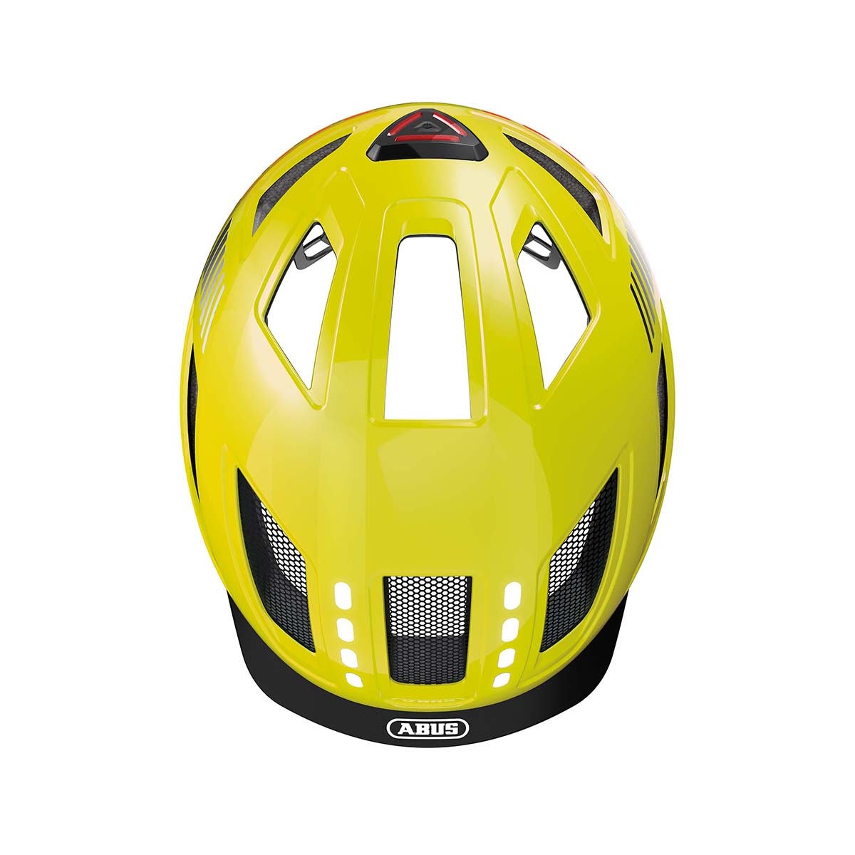 ABUS Hyban 2.0 LED Fahrradhelm 614613_HYBAN_2-0_LED_SIGNAL_YELLOW_TOP_Abus