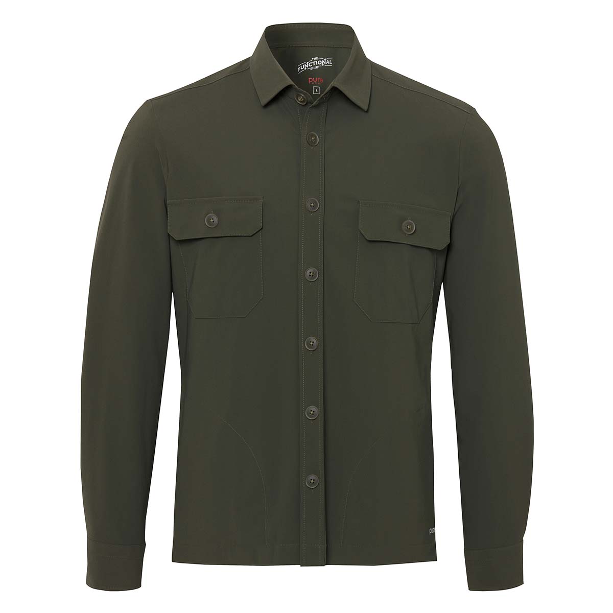 PURE UV-Schutz Hemd Herren D41325-21140-430f-Pure-Overshirt-vorne