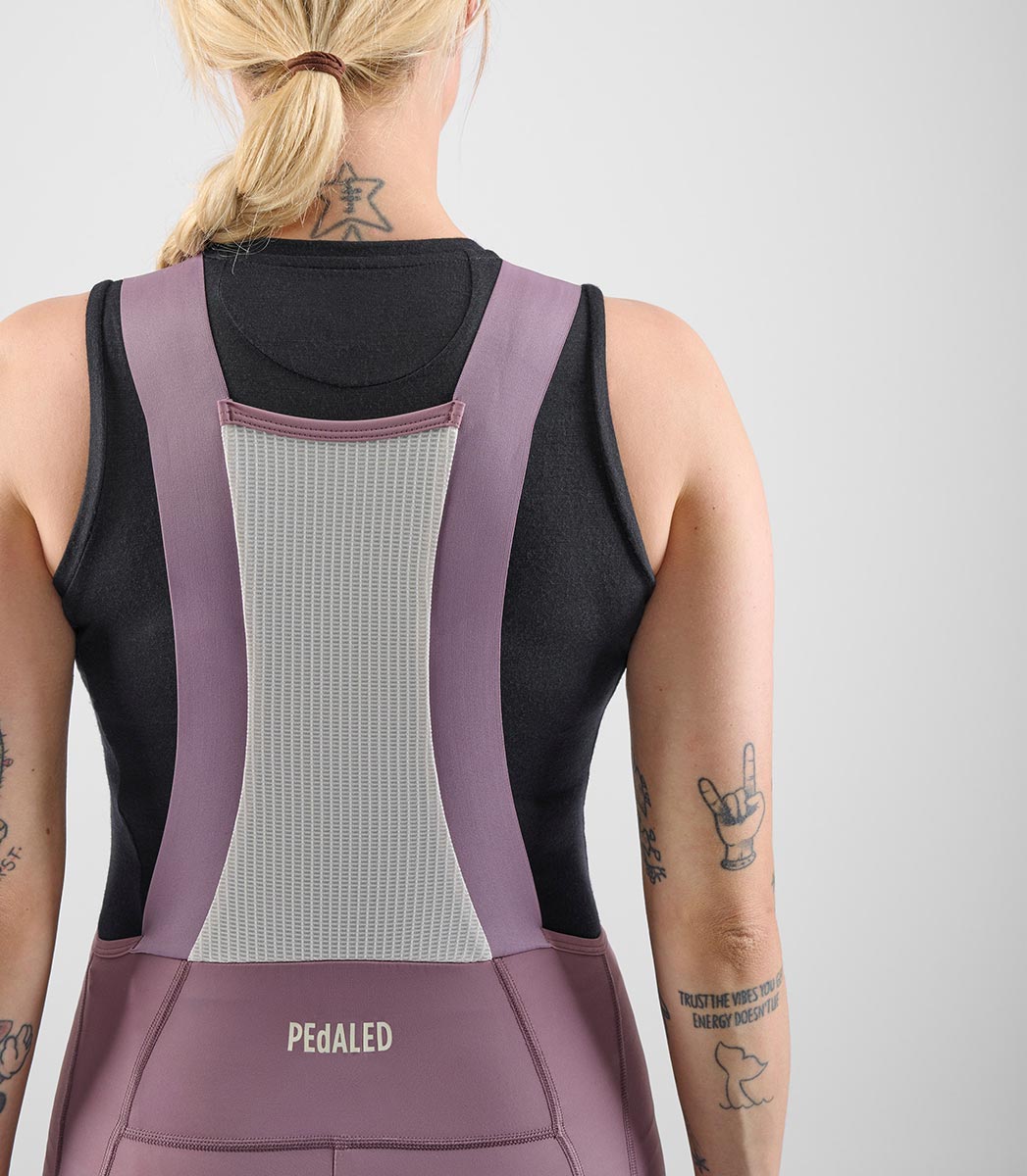 PEdALED Element Bib Fahrradhose Damen PEdALE_W_ELEMENT_BIB-SHORTS_LILAC_06