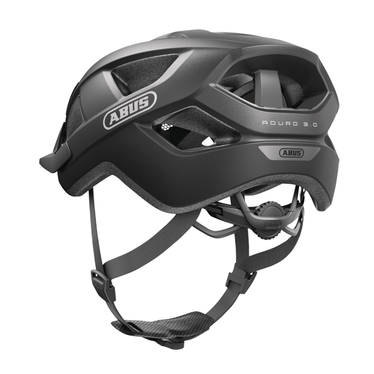 ABUS ADURO 3.0 Fahrradhelm mit Schild Trekking City Unisex titan dunkelgrau ABUS ADURO 3.0 Fahrradhelm mit Schild Trekking City Unisex titan dunkelgrau schräg hinten