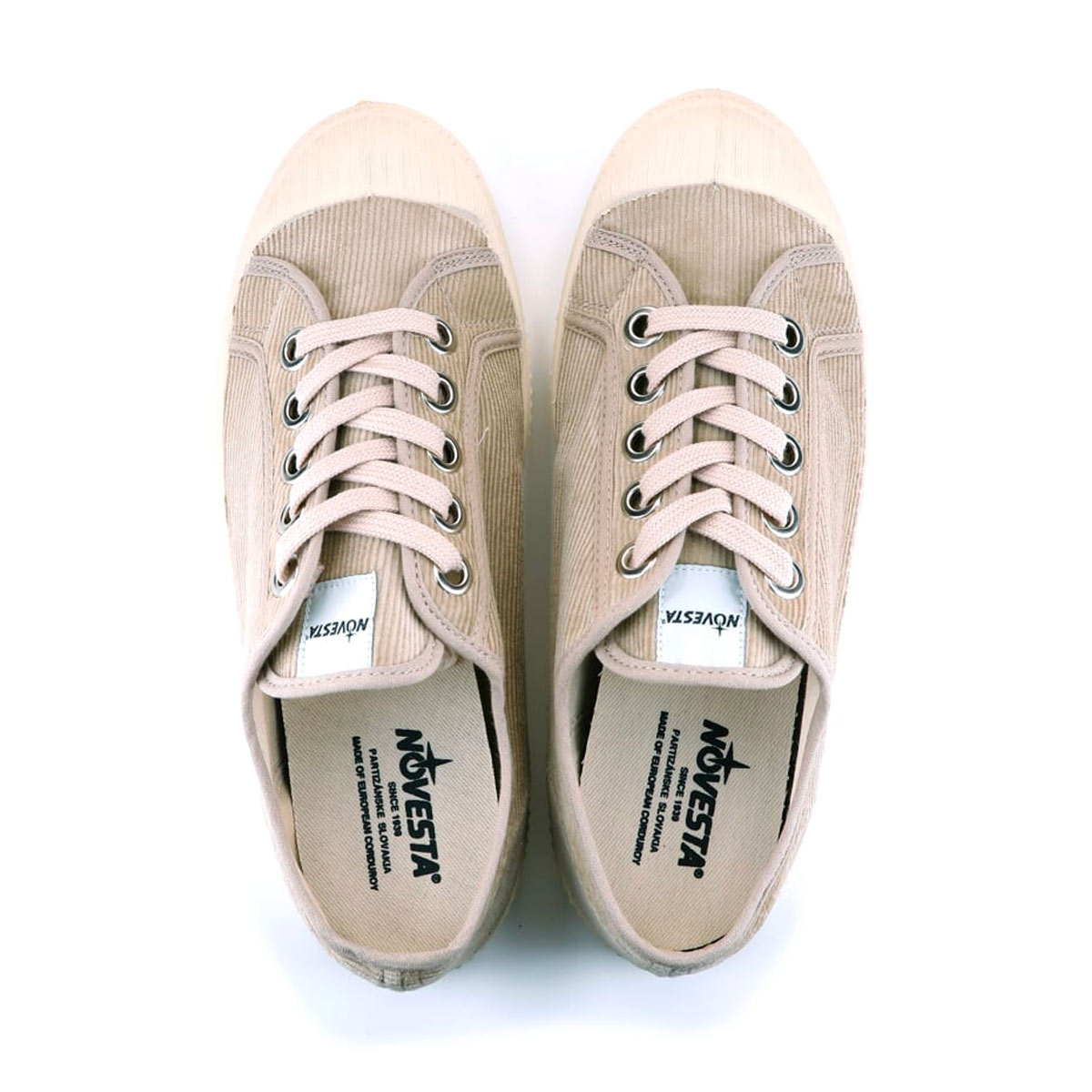 NOVESTA Star Master Cord Sneaker Unisex Novesta_Star-Master-Cord_Sneaker_Men_Women_beige_03, Schuhwerk, Schuh, Sneaker, Leinwand, Wildleder