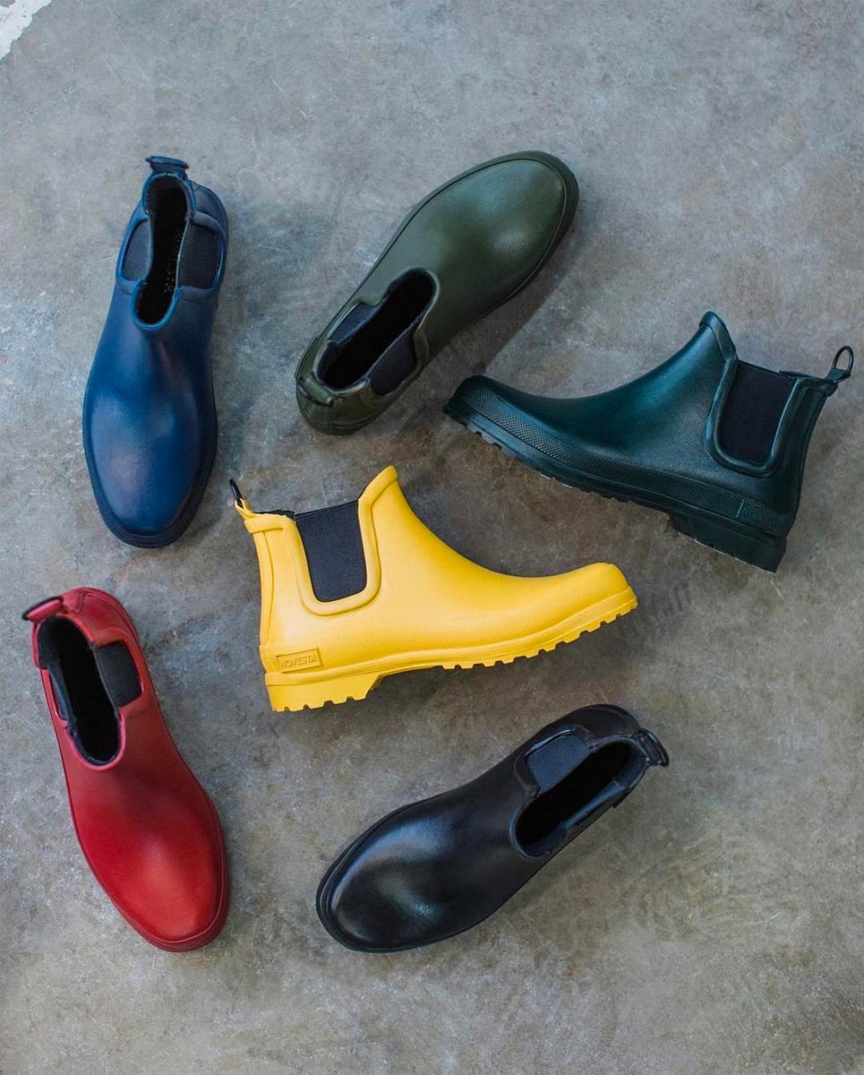 NOVESTA Chelsea Rain Boot 615 Halbhohe Gummistiefel Damen Novesta_Chelsea-Boot-615-Women_black_04