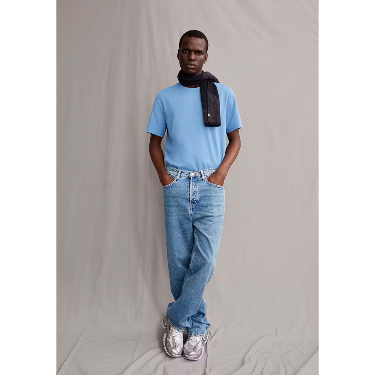 ARMEDANGELS Maarkos T-Shirt Herren ArmedAngels_Maarkos_T-Shirt_Men_Vintage-Blue_06