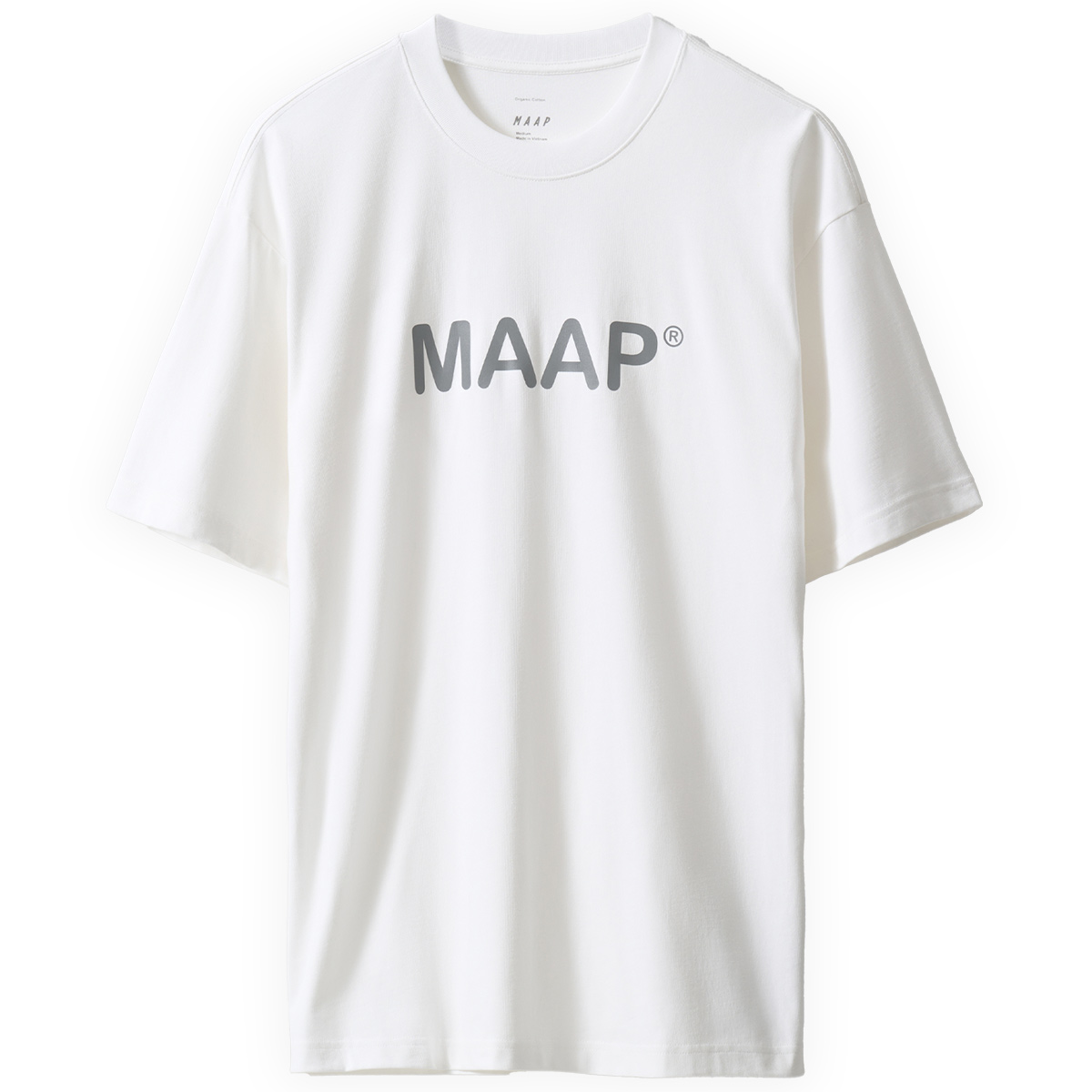 MAAP Essentials Text T-Shirt Herren Maap_MPMTO241424_WHIT-Essentials-Text-Tee_White_01, Bekleidung, T-shirt, Hemd