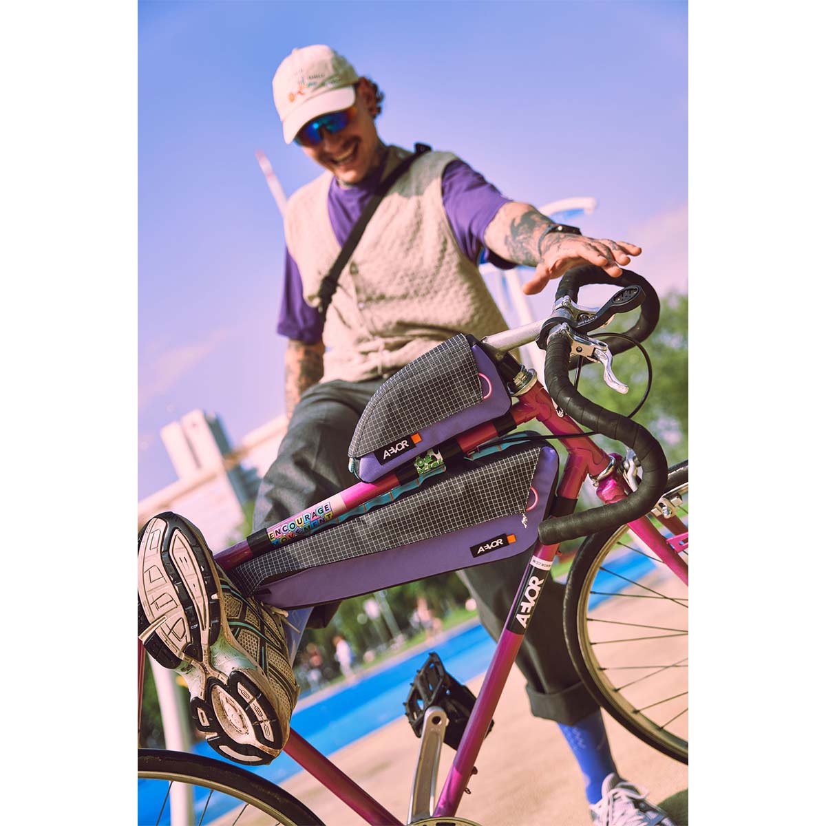 AEVOR UBG Frame Pack M 3L Rahmentasche Person, Radsport, Transport, Fahrzeug, E-Scooter