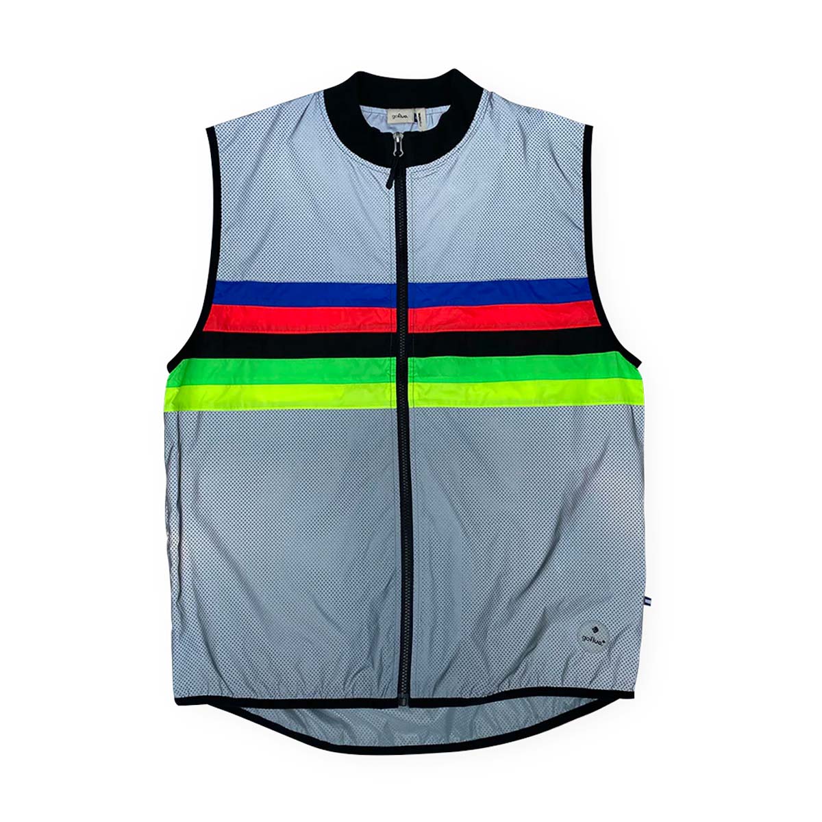 Gofluo Darkchamp Reflektierende Weste Unisex Gofluo_Darkchamp-Weste_grey-reflective_01