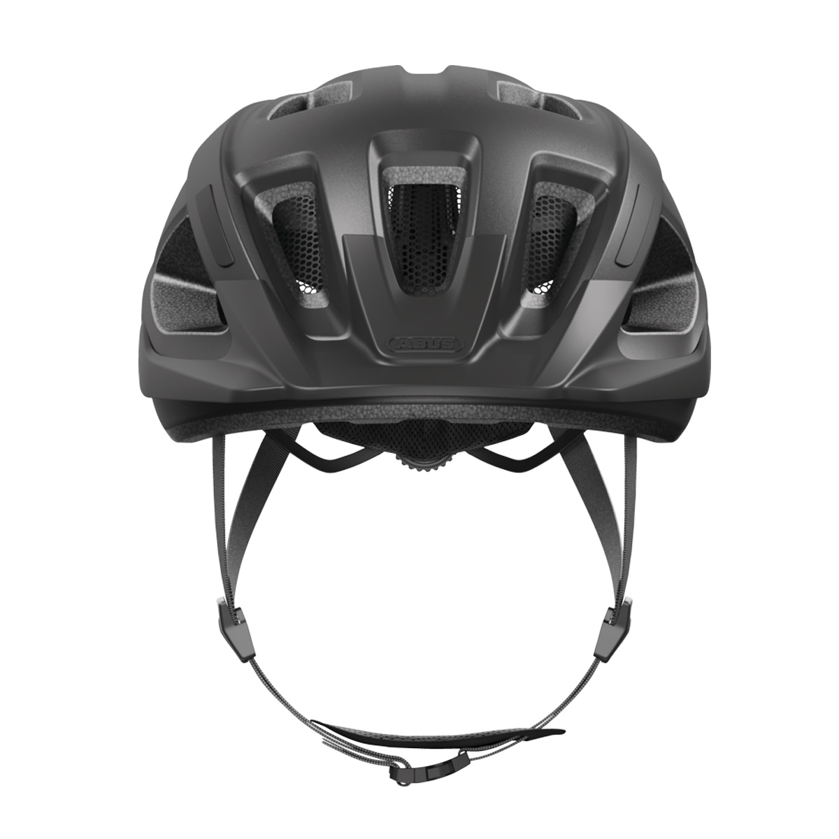 ABUS ADURO 3.0 Fahrradhelm mit Schild Trekking City Unisex titan dunkelgrau ABUS ADURO 3.0 Fahrradhelm mit Schild Trekking City Unisex titan dunkelgrau Front von vorne