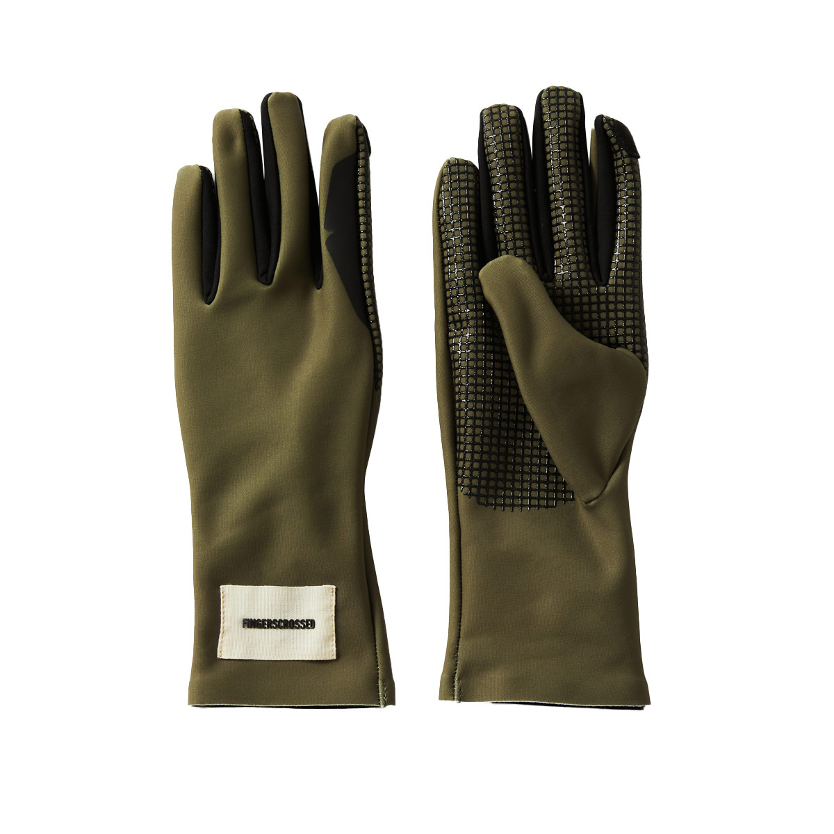 FINGERSCROSSED Mid Season Fahrradhandschuhe Unisex FC-1002809-GLOVES-MID-SEASON-OLIVE_01-1