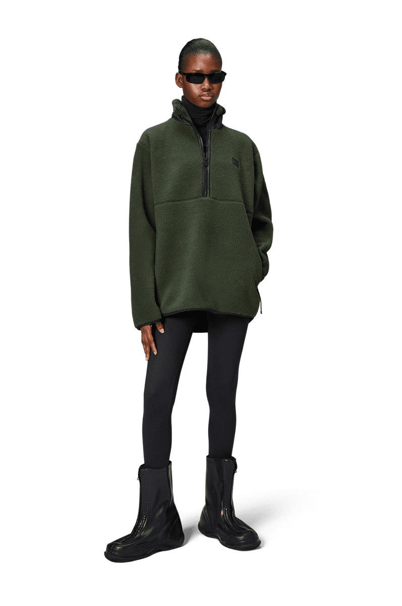 RAINS Yermo Halfzip T1 Fleece Pullover Unisex Rains_Yermo-Fleece-Halfzip-T1-Unisex_green_07