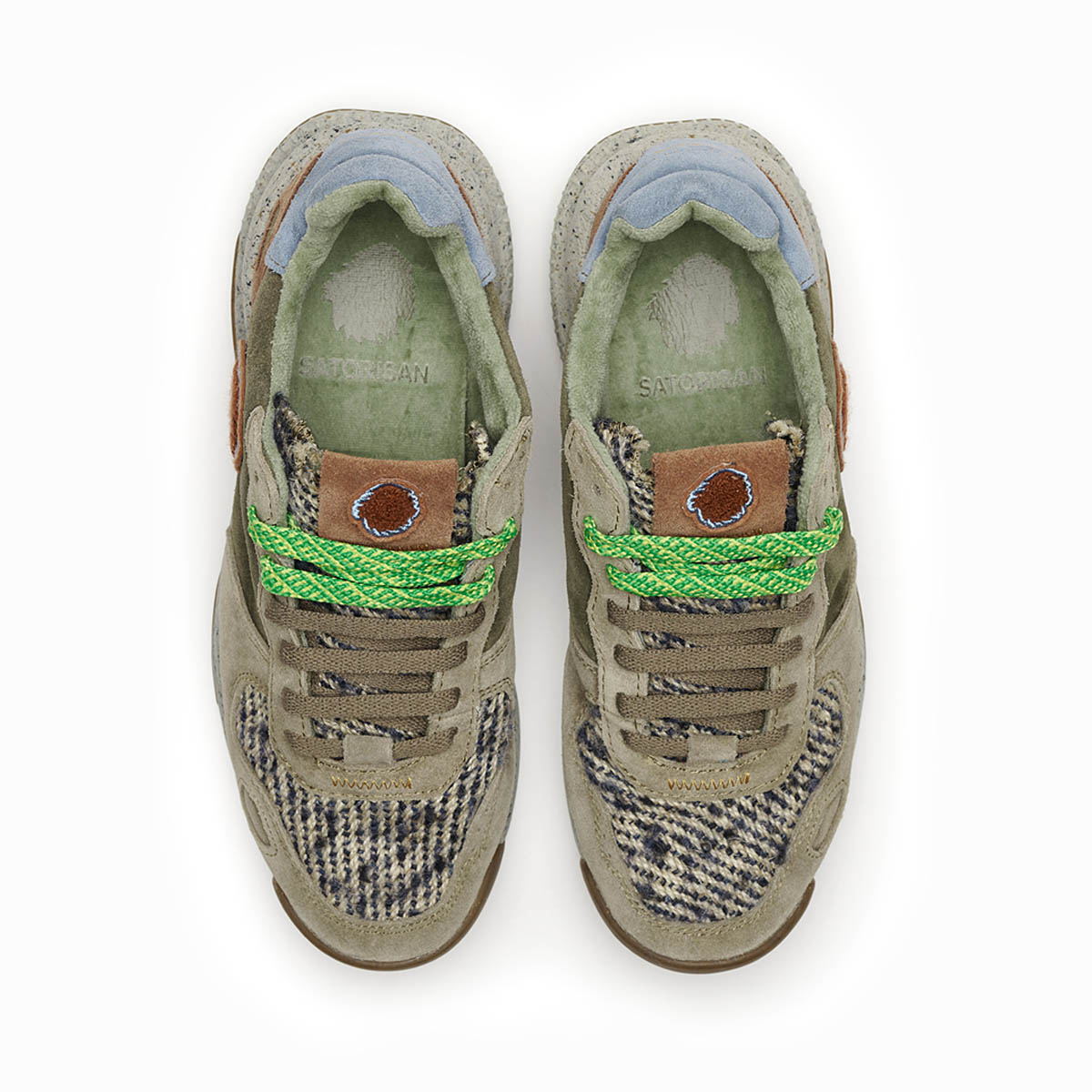 Satorisan Chacrona Suede Sneaker Unisex Chacrona-Suede-Gravel-Satorisan-04