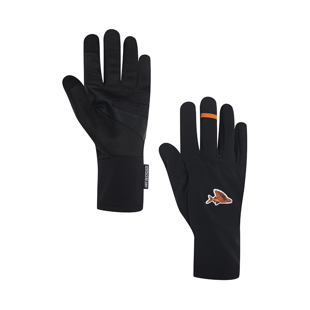 Café du Cycliste Softshell Fahrradhandschuhe Unisex Caf-du-Cycliste_Softshell-Gloves-Unisex_black_01
