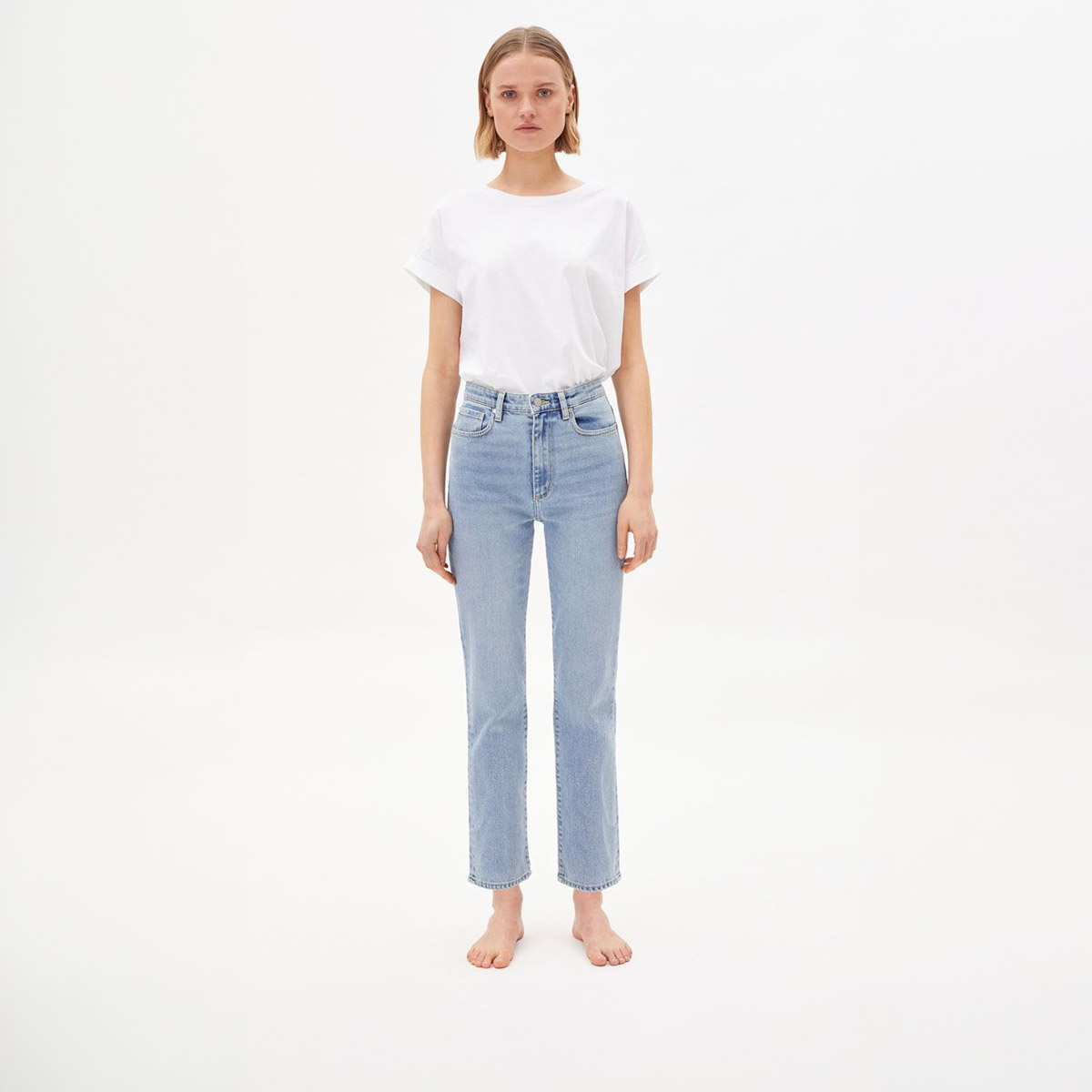 ARMEDANGELS Lejaani High Waist Ankle Slim Fit Jeans Damen Armedangels-LEJAANI-30003968-1855-easy-blue-3