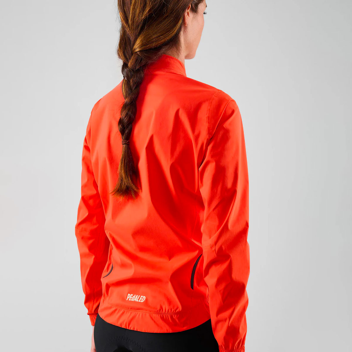 PEdALED Element Regenjacke Damen Pedaled_Element-Windproof-Jacket-Women_Orange_06