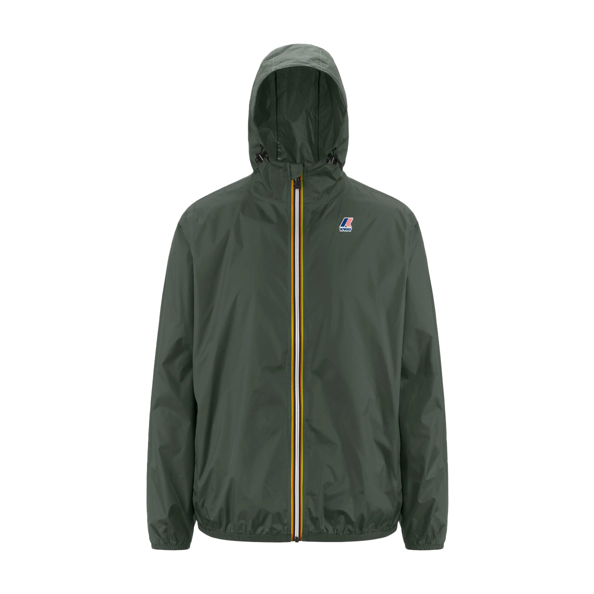 K-WAY Le Vrai 3.0 Claude Regenjacke Unisex K-Way_Le-Vrai-3.0-Claude-Regenjacke_green-blackish_01