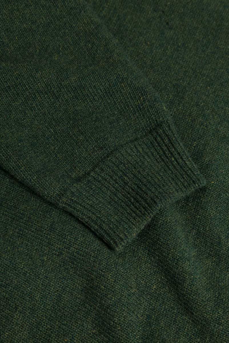 ROTHOLZ Smiley Strickpullover Unisex Rotholz_SmileyKnitSweaterWool-Blend-MossGreen_04