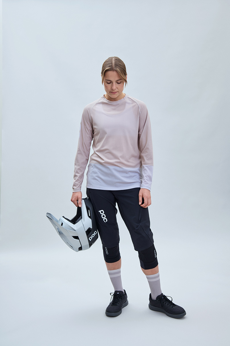 POC Pure MTB Radtrikot Damen POC_52854_MTBPureLSJersey_8629_SandstoneBeigeGraniteGrey_01