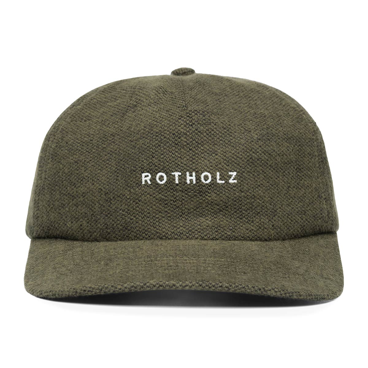 ROTHOLZ Flanell Floppy Cap Unisex Rotholz_FlannelFloppyCapOrganicCotton-MossGreen_01