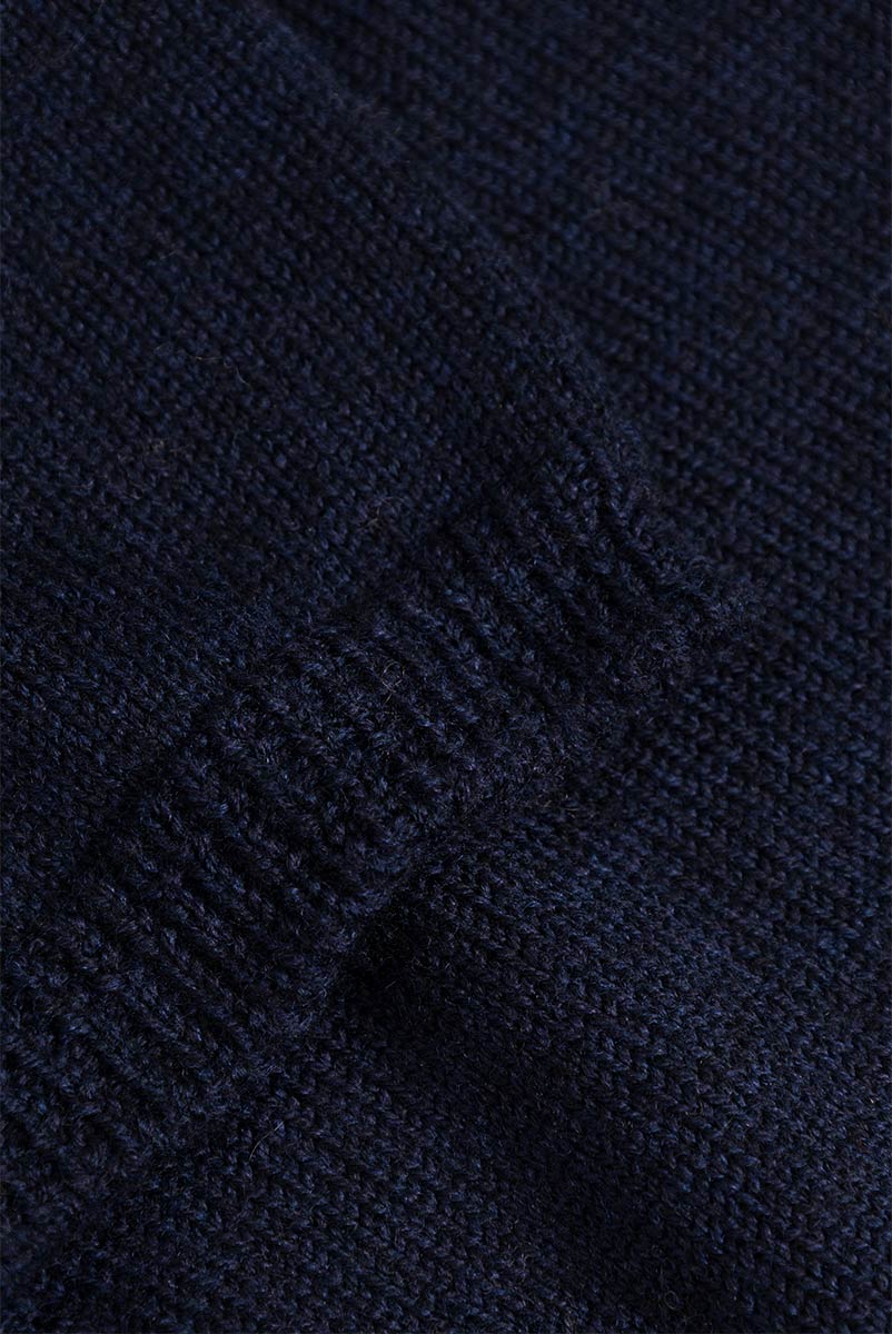 ROTHOLZ Gestrickte Merino Balaklava Unisex Rotholz_KnitHoodMerinoWool-ClassicNavy_02