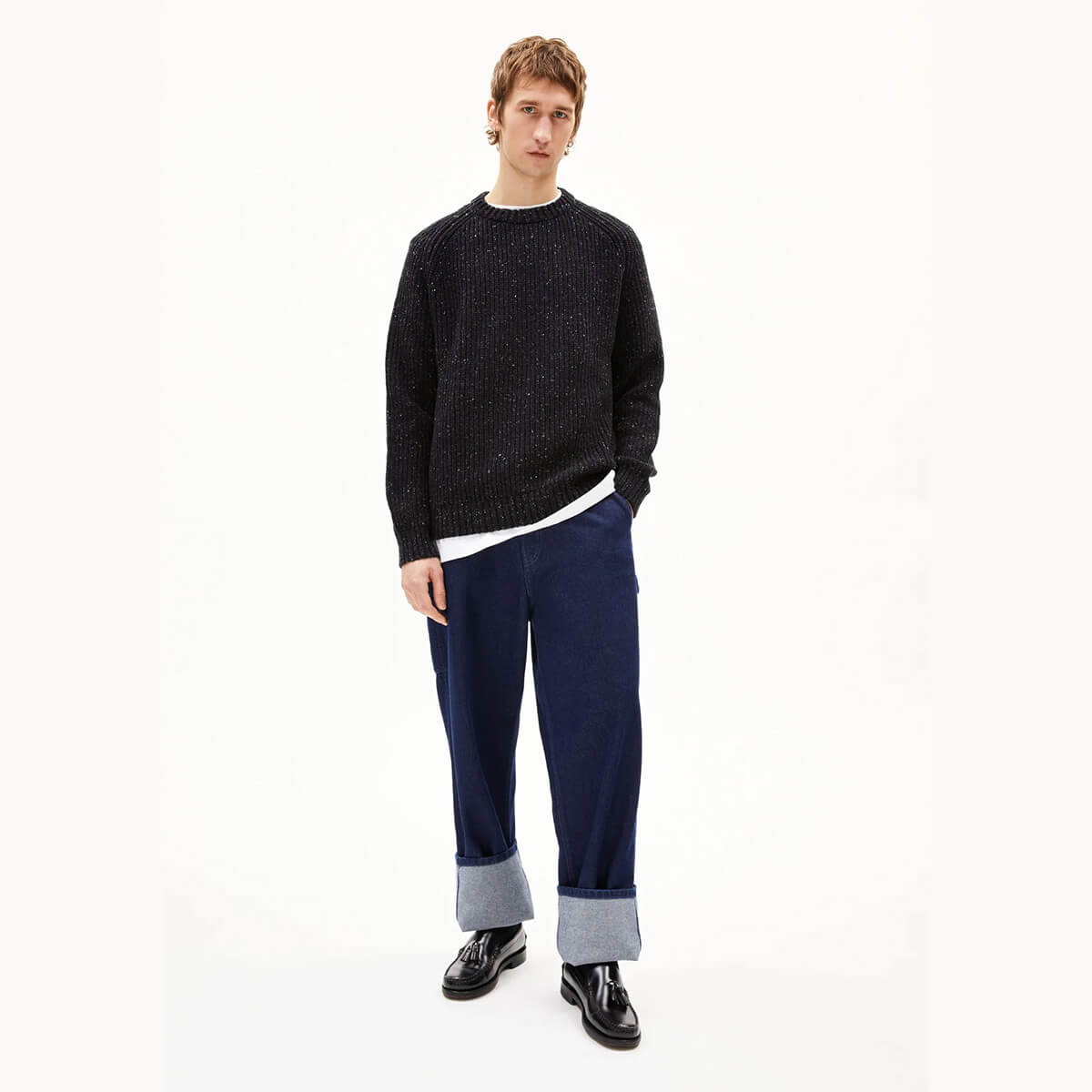 ARMEDANGELS Kiaano Tweed Strickpullover Herren