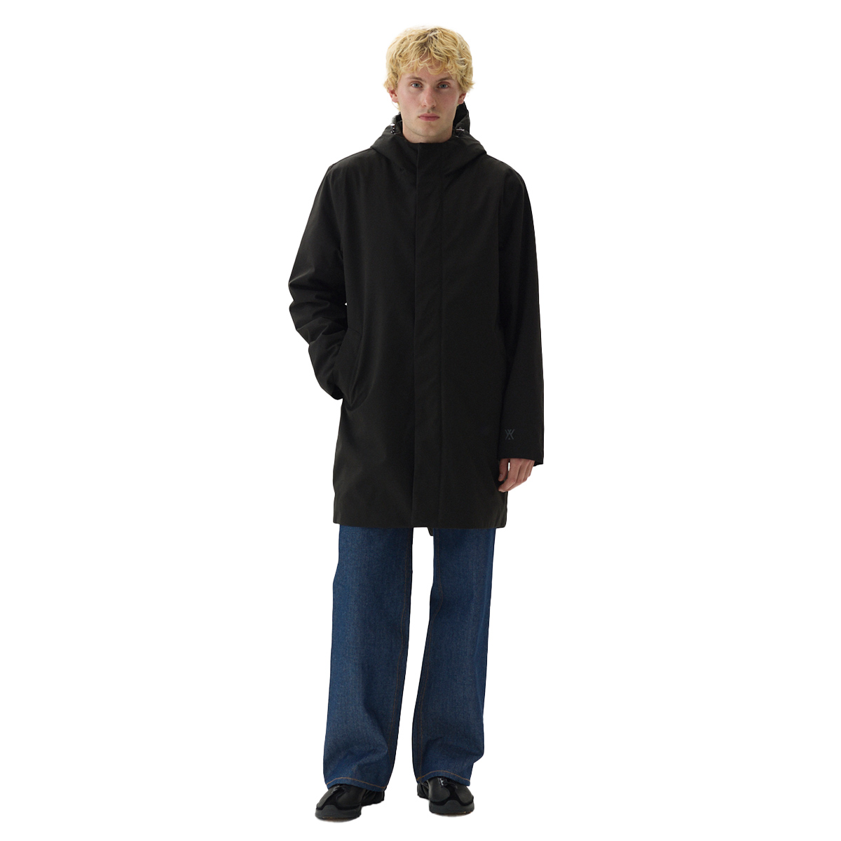 Welter Shelter Terror Weather Thermo Mantel Herren Welter-Shelter_TERROR-WATER-POLYRAYON-WOOL-LOOK_Mantel_Men_Black_01