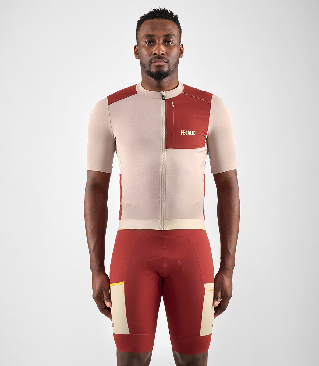 PEdALED Odyssey Merino Radtrikot Herren PEdALED_ODYSSEY_MERINO-JERSEY_beige_04