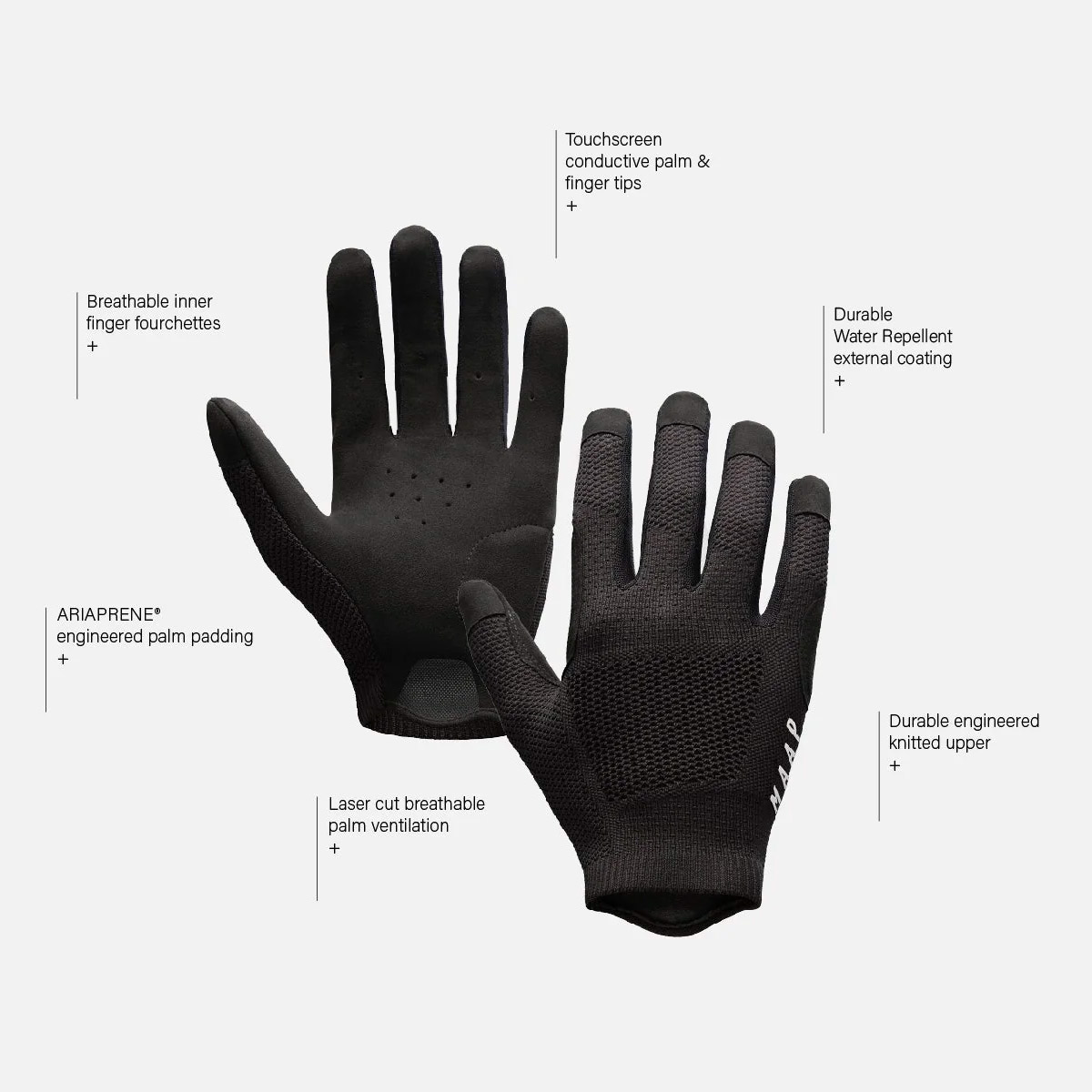 MAAP Alt_Road Fahrradhandschuhe Unisex Maap_Alt_Road-Glove_Black_04