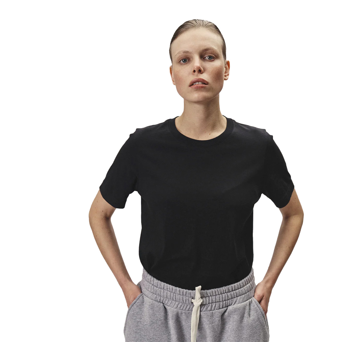 WOTE Rundhals T-Shirt Damen WOTE_WO_Basic-rundhals_T-Shirt_schwarz_00