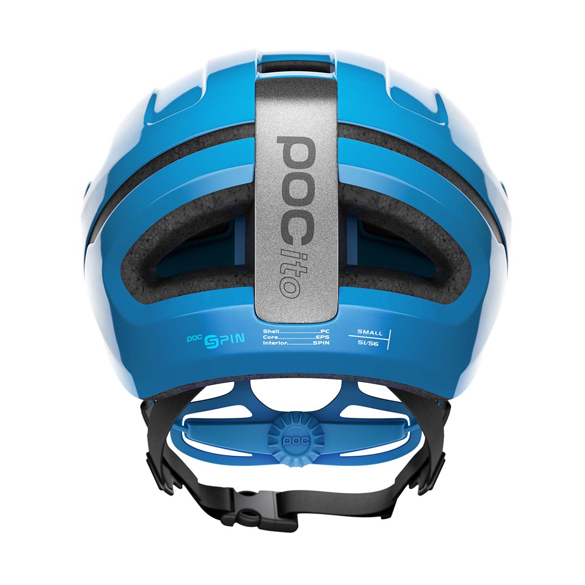 POCito Omne SPIN Fahrradhelm Kids 10726-POC-OMNE_POCito_fluoBlue_rear