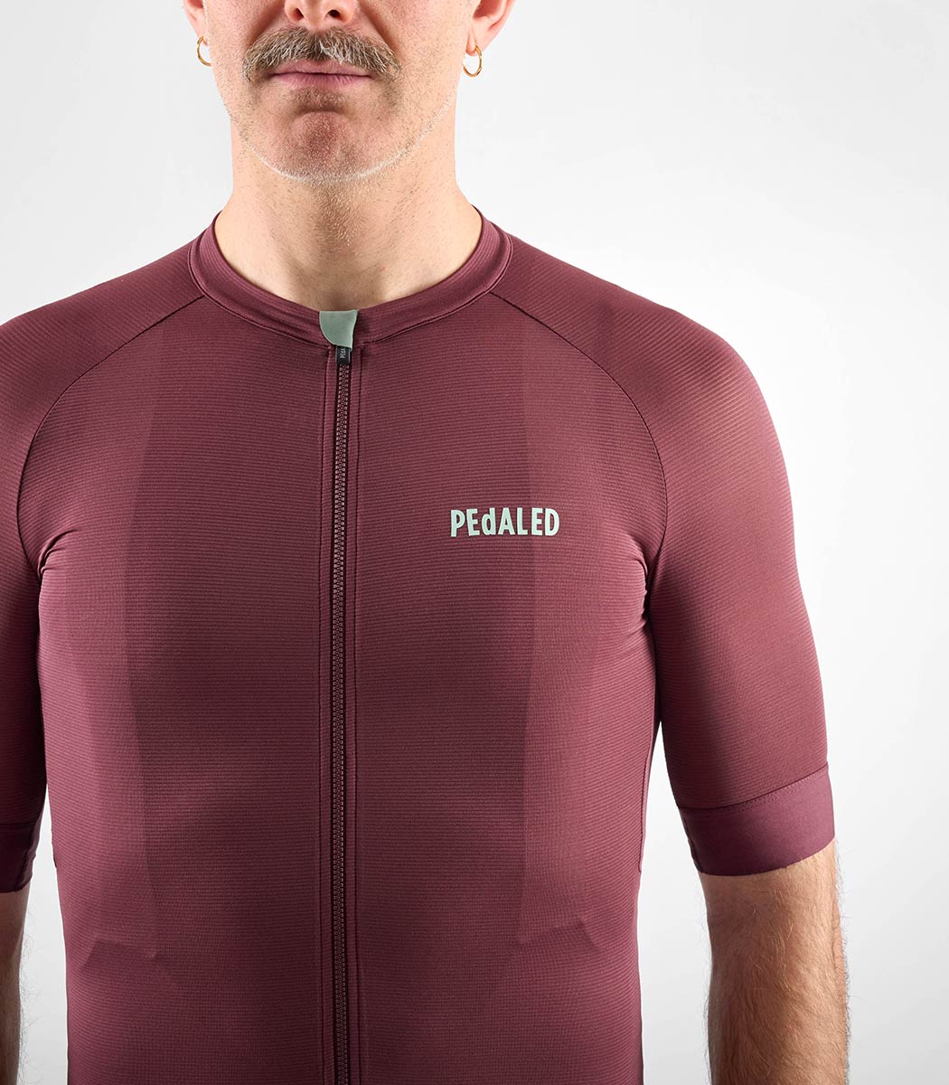 PEdALED Element Lightweight Radtrikot Herren PEdALED_ELEMENT_JERSEY-LTW_burgundy_05