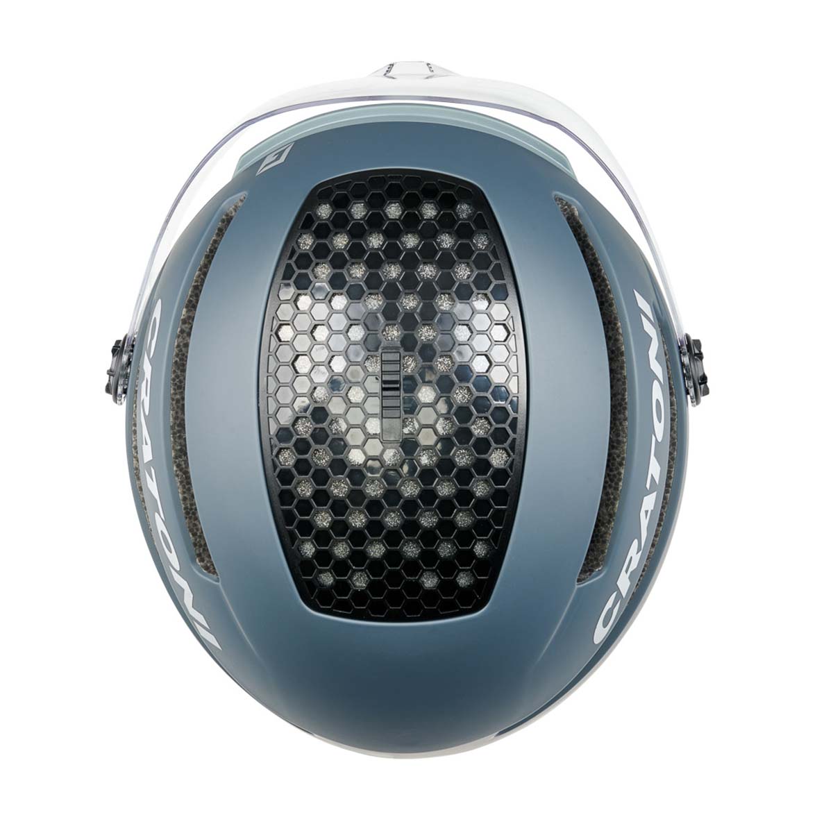 Cratoni Commuter Fahrradhelm mit Visier Commuter-grey-matt-top