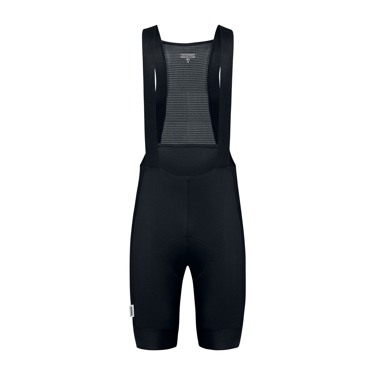 FINGERSCROSSED #ROAD BIB MEN Fahrradhose Rennradhose Männer Radsport black schwarz FINGERSCROSSED #ROAD BIB MEN Fahrradhose Rennradhose Männer Radsport black schwarz Freisteller von vorne