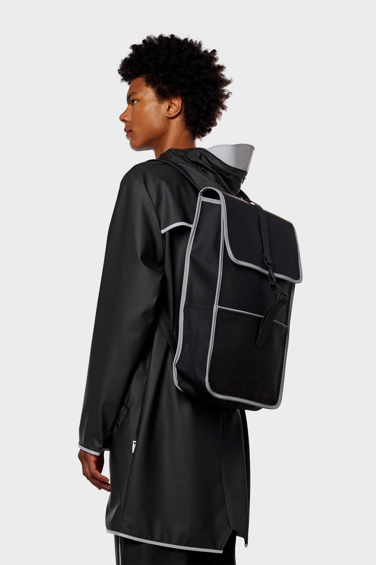 RAINS Backpack Reflective 13 L Rucksack Rains_Backpack_Reflective_14090_BKR_6