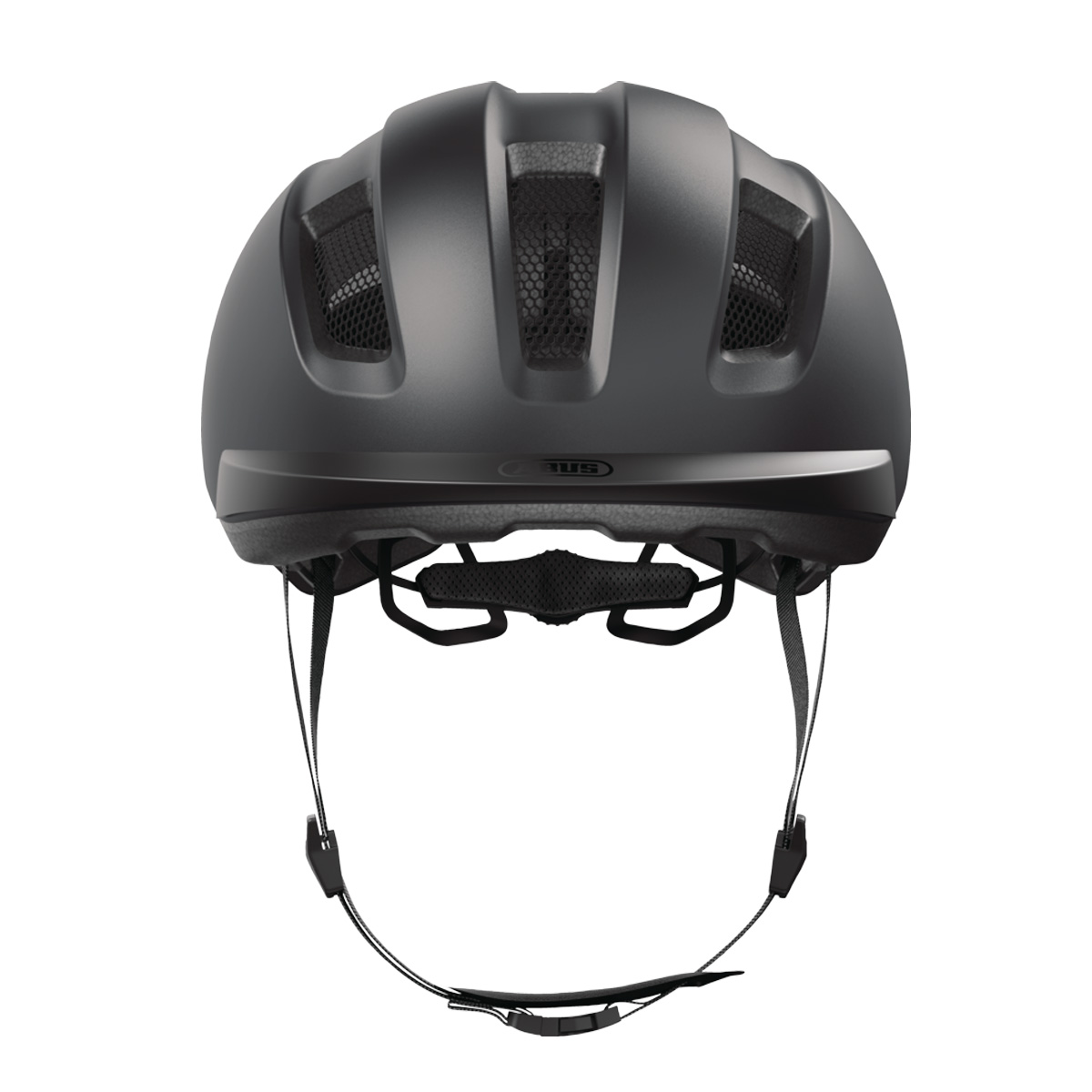 ABUS PURL-Y ACE Helm City Beleuchtung Licht Unisex schwarz ABUS PURL-Y ACE Helm City Beleuchtung Licht Unisex schwarz von Vorne