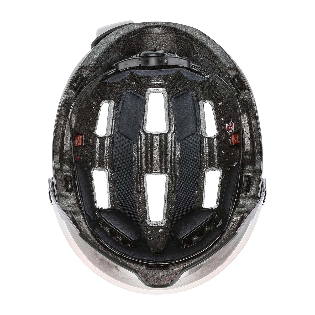 uvex rush visor Fahrradhelm S41002802-uvex-rush-visor-dark-silver_I1