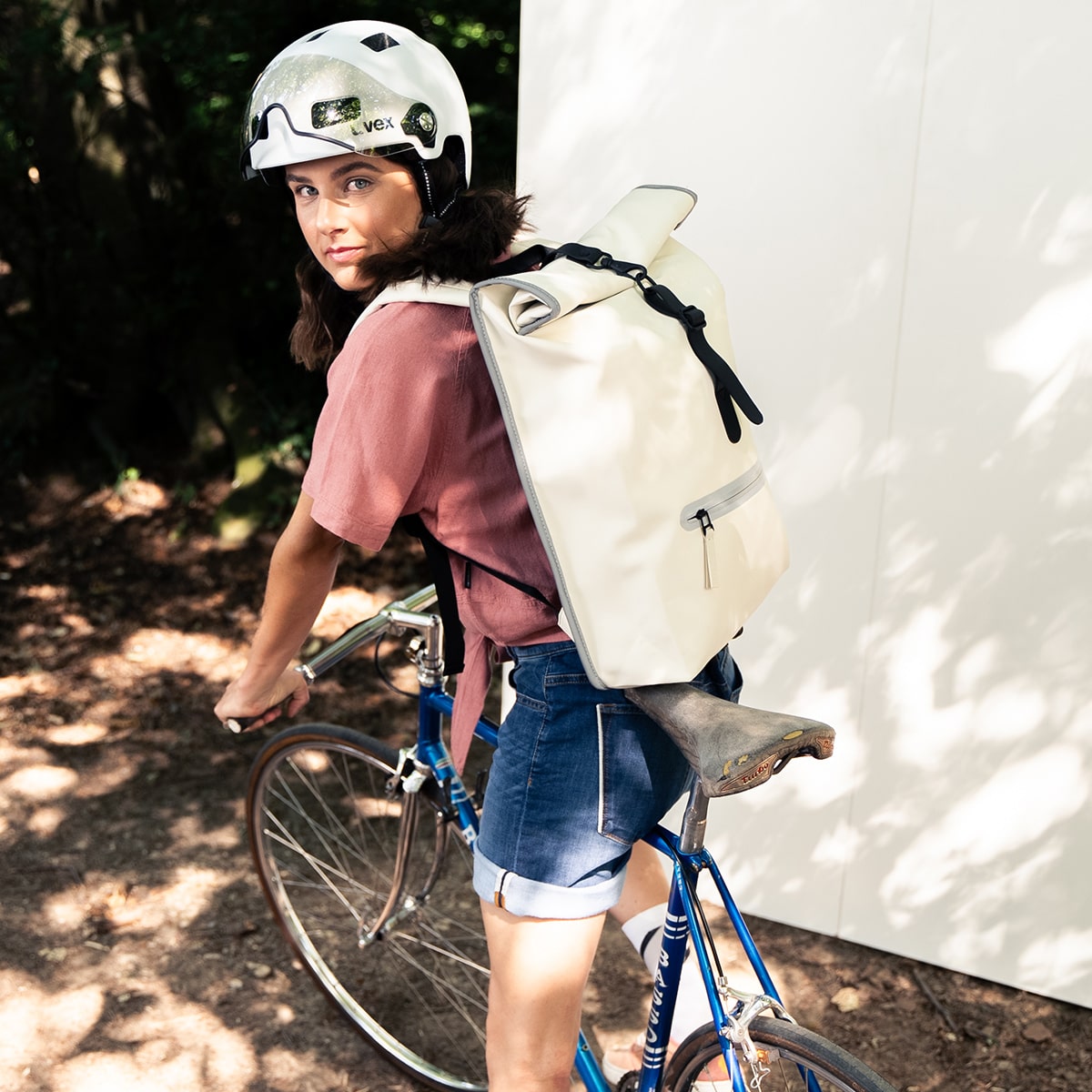 ALBERTO BELL K Fahrrad Jeans Shorts Damen outfits-lynn-alberto-fahrrad-jeans-back