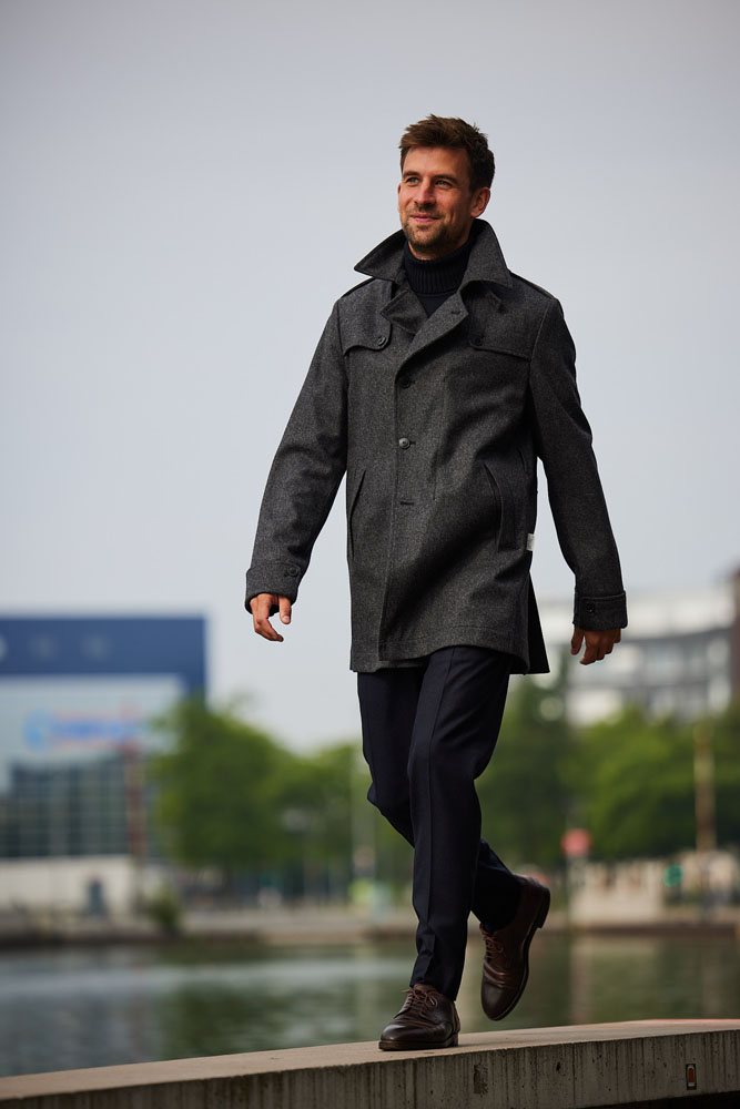 Amity Fashion Franz Loden Jacke Herren Amity-Jackets_Lookbook-2021_3U8A4630, Mantel, Erwachsener, Männlich, Mann, Person