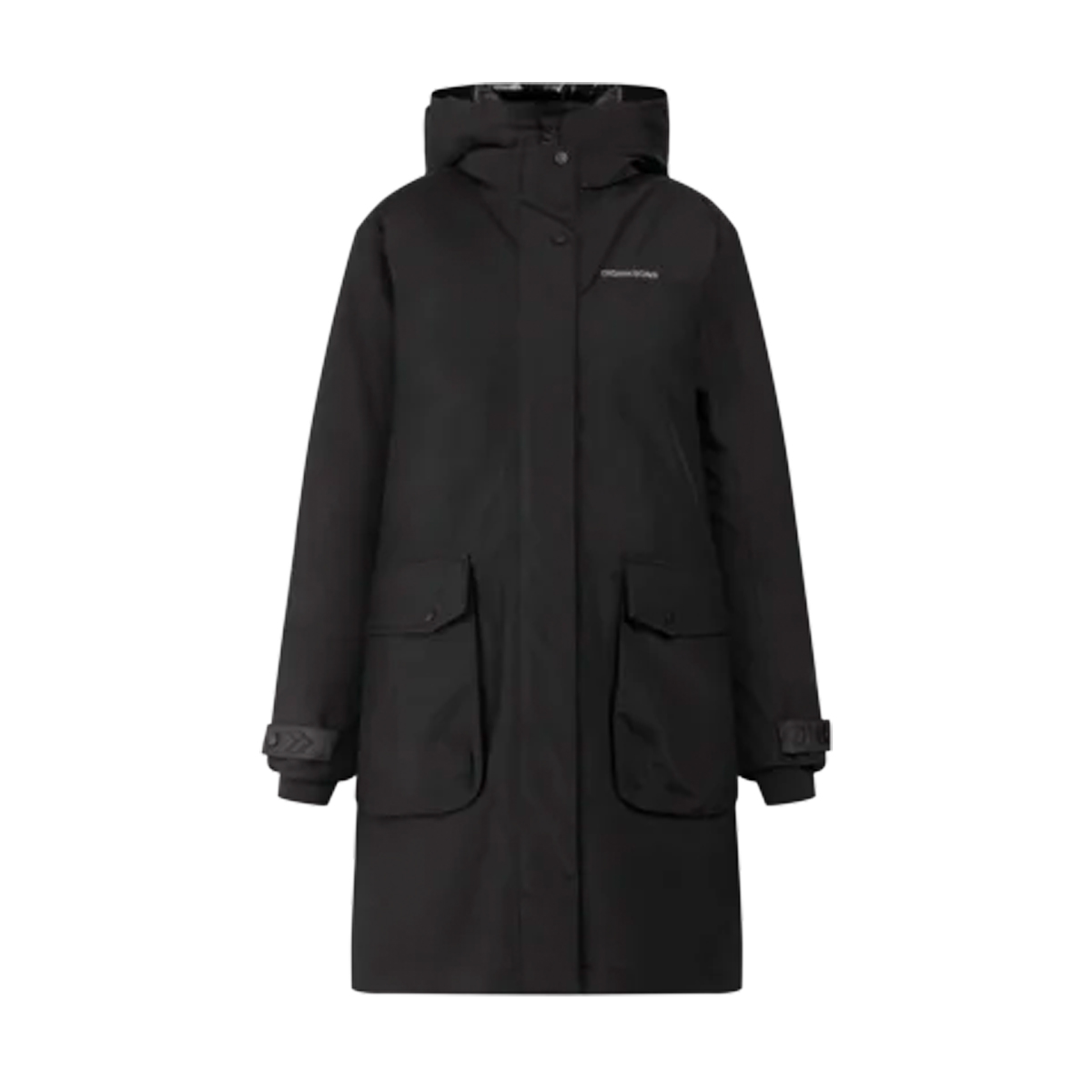 Didriksons ILSA Wetterfester Mantel Damen Didriksons_Ilsa-Parka_Women_Black_01
