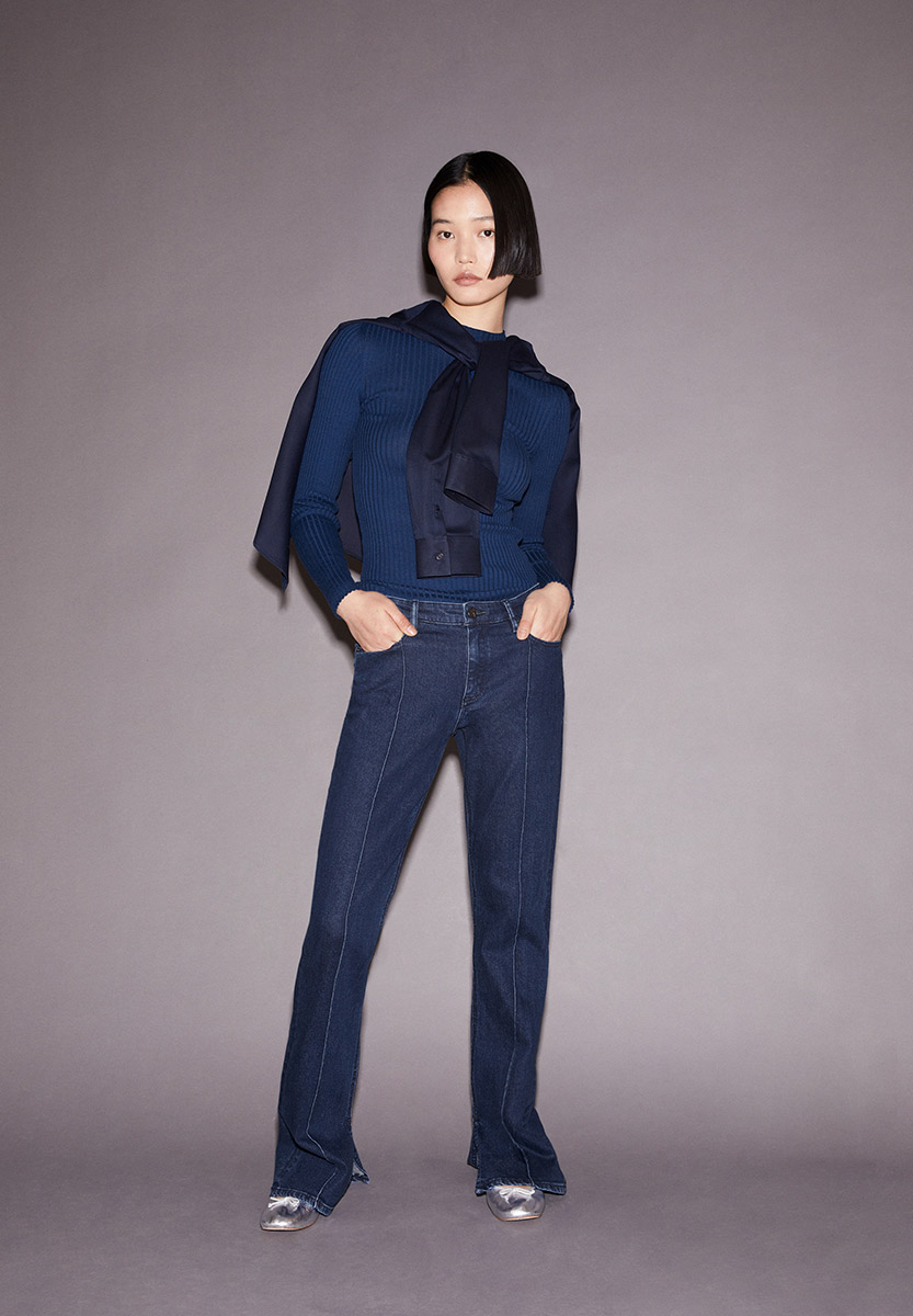 ARMEDANGELS Alaania uni Strickpullover Damen Armedangels_ALAANIA_faded-indigo_06fTQghl9zh6ipV