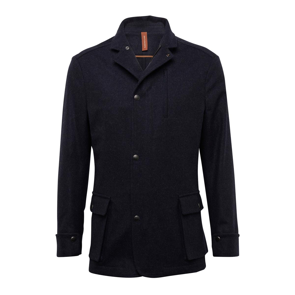 Amity Fashion Leon Loden Jacke Herren Leon-5019-Navy_00358