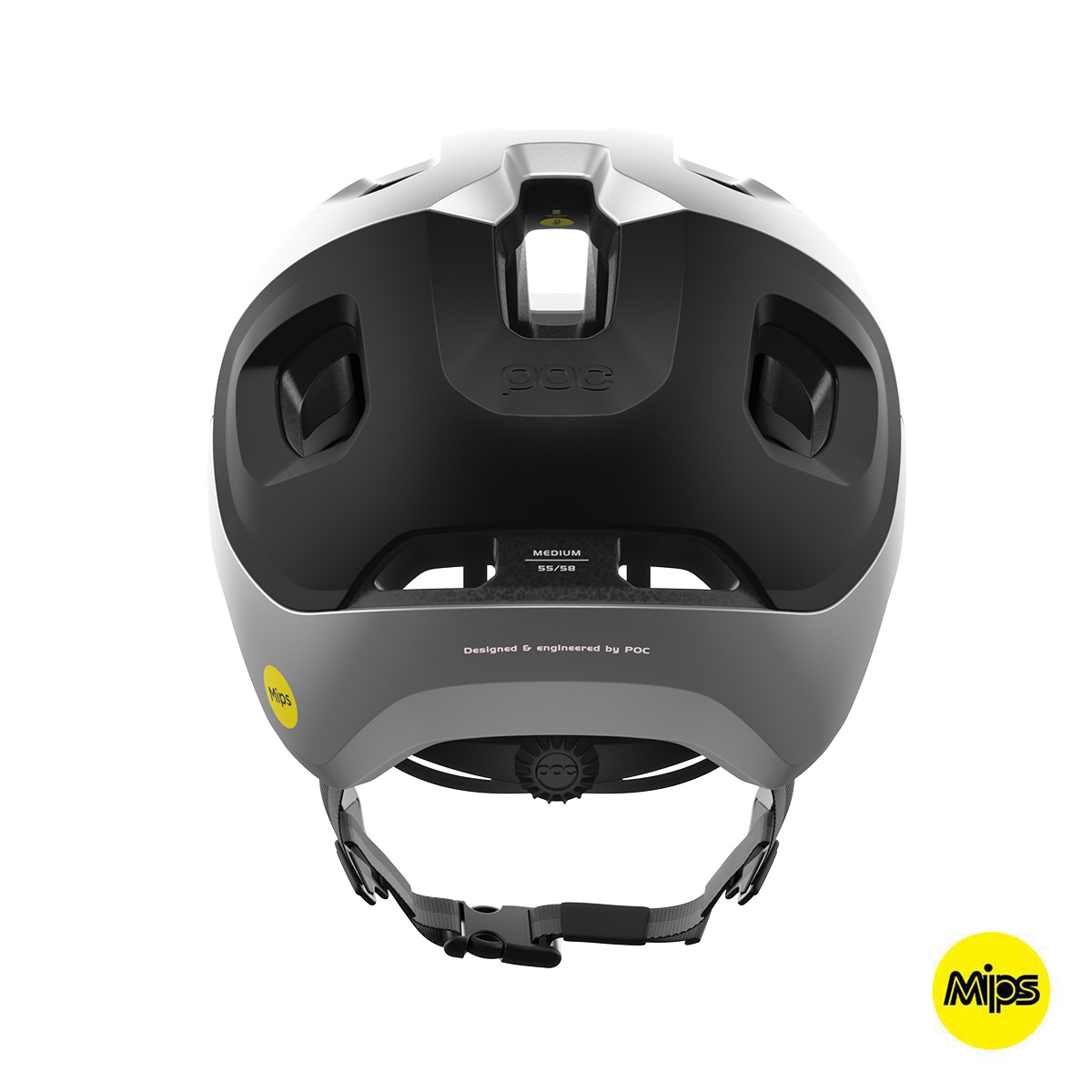 POC Axion Race MIPS Fahrradhelm PO-10743-XS-UBKARSM_UraniumBlack_ArgentiteSilverMatt_04