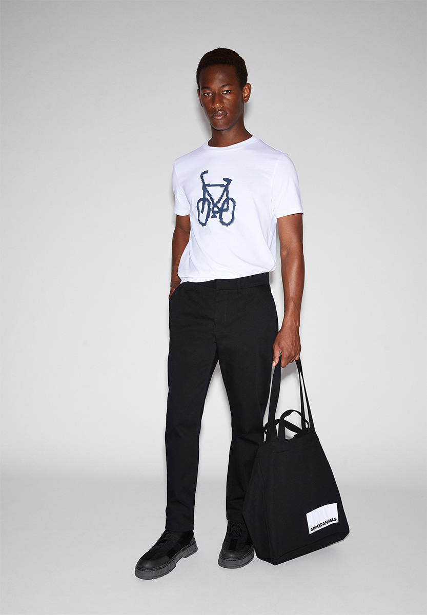 ARMEDANGELS JAAMES Fun Bike T-Shirt Herren AA_30005758-188JAAMES-FUN-BIKE_white_06