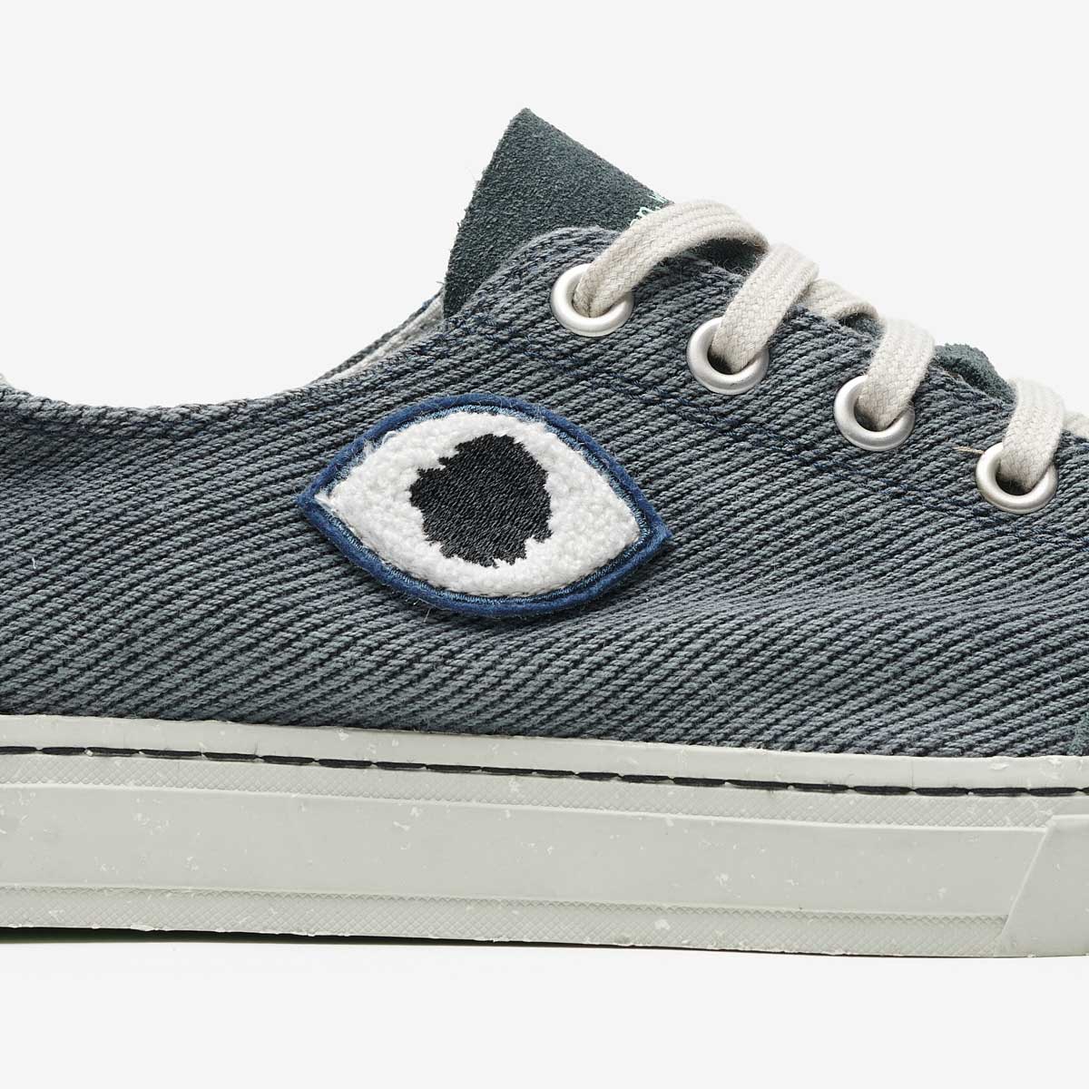 Satorisan Koto Cotton Vintage Sneaker Unisex Koto-Cotton-Vintage-Fumo-Satorisan-07, Bekleidung, Schuhwerk, Schuh, Sneaker, Leinwand