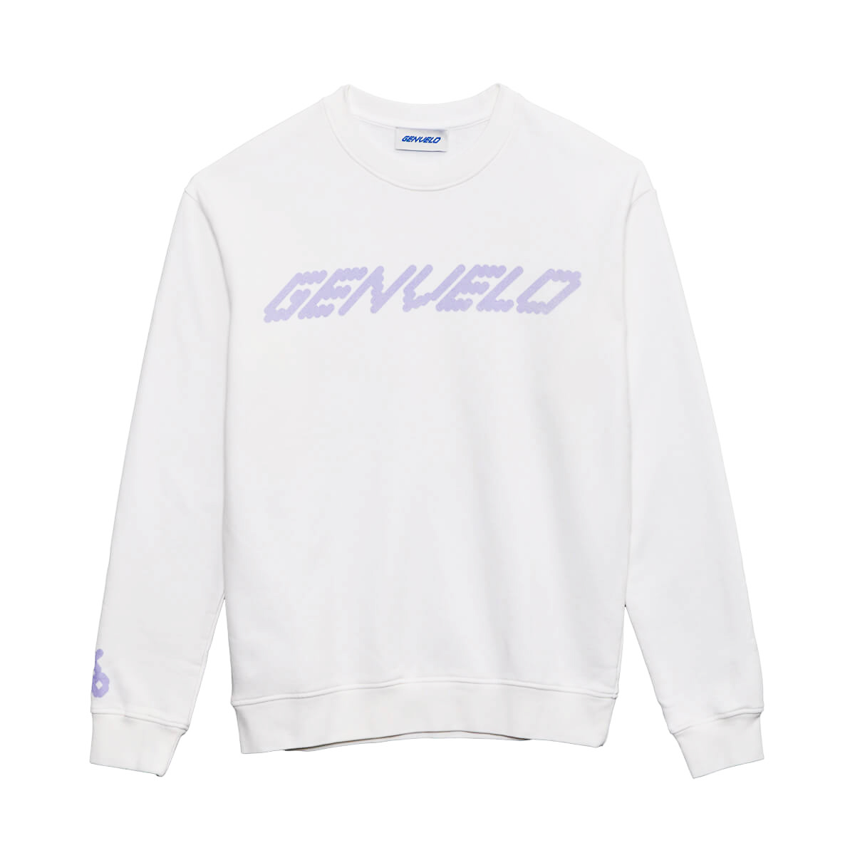 GENVELO Sweatshirt, Vorderseite, weiss