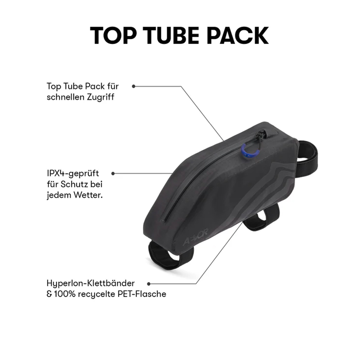 Top Tube Pack wasserdichte Rahmentasche