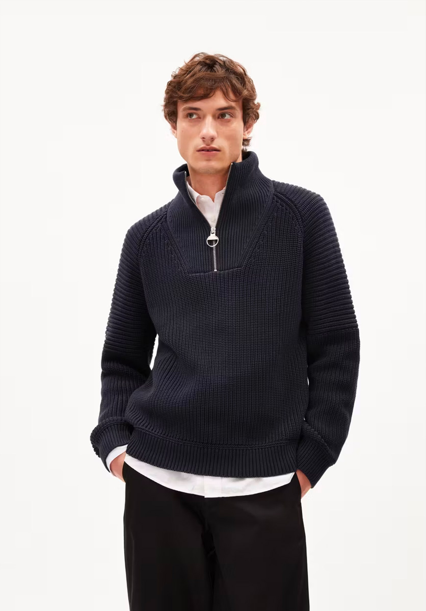 ARMEDANGELS Kaalves Strickpullover Herren Armedangels_KAALVES_Pullover_Men_night-sky_02